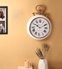 Sullivan White Aluminium Wall Clock