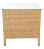 Sully Wicker Outdoor Coffee Table in Beige Finish