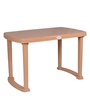 Sultan Plastic Table and Chair Set in Beige Colour with 4 Chairs