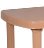 Sultan Plastic Table and Chair Set in Beige Colour with 4 Chairs