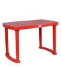 Sultan Plastic Table and Chair Set in Red Colour with 4 Chairs