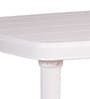 Sultan Table and Chair Set in White with 4 Chairs