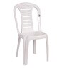 Sultan Table and Chair Set in White with 4 Chairs
