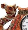 Multicolor Solid Wood Analog Wall Clock