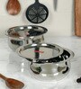 Sumeet Stainless Steel Non-Stick Patila(1100 ML & 1600 ML)-Set of 2