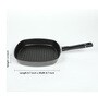 22Cm Aluminium Non-Stick Grill Pan