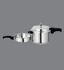 Sumeet Aluminium Pressure Cooker with Pan- 9 Ltr