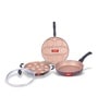 Ideal Non-Stick Granite Finish 3 Pcs Cookware Set With 1 Lid
