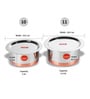 Stainless Steel Copper Bottom 2 Pcs Cooking Pot With Lids