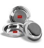 Metallics Heavy Gauge Multi Utility Metal 3Pcs  Serving Plates