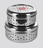 Stainless Steel Silver Air Ventilation Storage  Containers With Lid