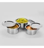 Stainless Steel Induction-Base 3 Pcs Cookware Set With Lid