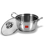 Sumeet Stainless Steel Induction Based Bottom & Gas Stove Friendly Conical Shape Casserole