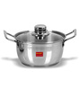 Sumeet Stainless Steel Induction Based Bottom & Gas Stove Friendly Conical Shape Casserole