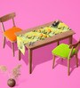 Summer Flowers   Multicolor (72 x 16) Velvet Table Runner