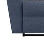 Sumo Fabric 1 Seater Manual Recliner in Blue & Grey Recliner Colour