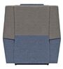 Sumo Fabric 1 Seater Manual Recliner in Blue & Grey Recliner Colour