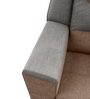 Sumo Fabric Manual 1 Seater Recliner In Orange & Grey Colour
