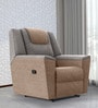 Sumo Fabric Manual 1 Seater Recliner In Orange & Grey Colour