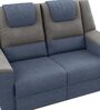 Sumo Fabric 2 Seater Manual Recliner In Blue & Grey Recliner Colour