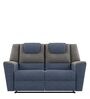 Sumo Fabric 2 Seater Manual Recliner In Blue & Grey Recliner Colour
