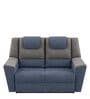 Sumo Fabric 2 Seater Manual Recliner In Blue & Grey Recliner Colour
