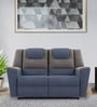Sumo Fabric 2 Seater Manual Recliner In Blue & Grey Recliner Colour