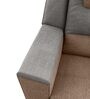 Sumo 2 Seater Recliner in Orange & Grey Recliner