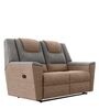 Sumo 2 Seater Recliner in Orange & Grey Recliner