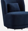 Sumptuous Boucle Lounge Chair In Blue Colour