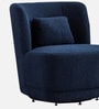 Sumptuous Boucle Lounge Chair In Blue Colour