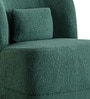 Sumptuous Boucle Lounge Chair In Green Colour