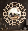 Gold MDF Sunburst Decorative Mirror