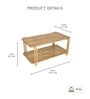 Sundowner Coffee Table In Natural Finish