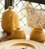 Sunflower Yellow Ceramic (Set of 3) Teaware Set