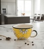 Sunflower Bloom Ceramic Bowl Set of 2(300ml Each)