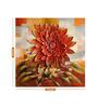 Sunflower Orange Synthetic Wood Framed Oil Painting