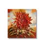 Sunflower Orange Synthetic Wood Framed Oil Painting