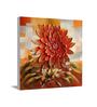 Sunflower Orange Synthetic Wood Framed Oil Painting