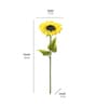 Sunflower Yellow Cloth & Metal Artificial Flowers