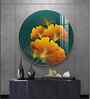 Sunlit Blossom Acrylic Round Wall Art