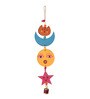 Sunny Kitty  Multicolour Wood & Metal Wind Chime