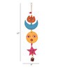 Sunny Kitty  Multicolour Wood & Metal Wind Chime