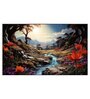 Sunrise Multicolour Canvas Art Print