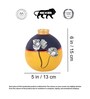 Sunset Flower Yellow Terracotta Vase