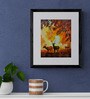 Sunset Handmade Acrylic Paint On Canvas Unframed