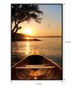 Sunset Multicolor Canvas Framed Landscape Art Print