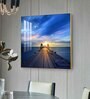 Sunset Vision Glass Finish Square Wall Art