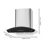 Sunshine Olympus 60 CM & 1250 M3/H Designer Auto Clean Hood Chimney *Model: Sun-Olympus-60