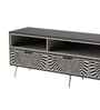 Sunstrike Bone Inlay TV Console In Grey Colour
